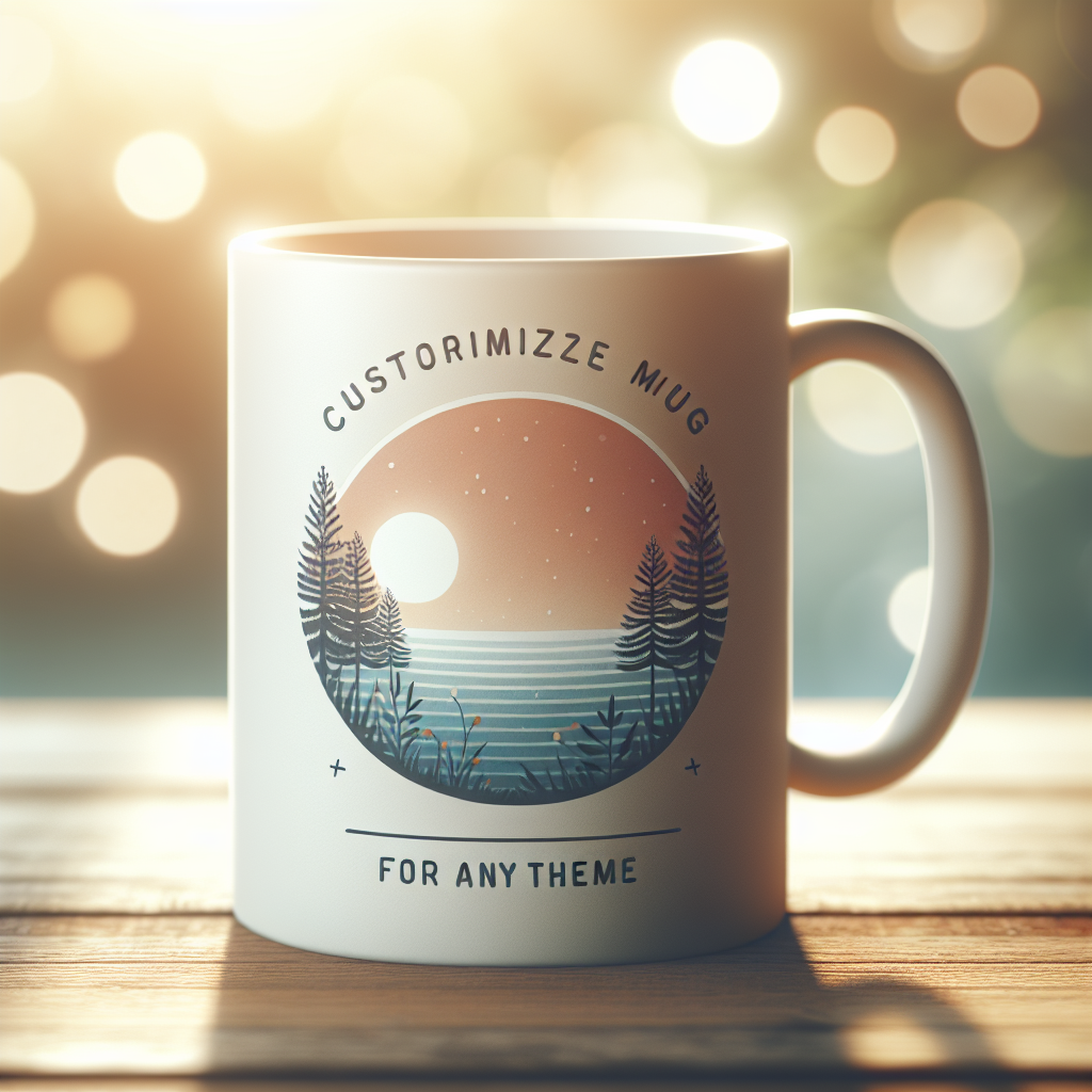 Un mug à personnaliser adapté à chaque thème